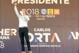 Ricardo Anaya no consideró seguridad para él, pero sí exigió que el gobierno garantice seguridad para que los ciudadanos salgan a votar (Foto Twitter: @GalvanSecun)
