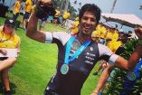 Jorge Fuentes quien cuenta con 35 años de edad, se impuso en la categoría 35-39, y ha sido practicante del triatlón desde los 9 años de edad