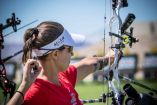 Linda Ochoa ha eliminado a distintas figuras en el torneo (@worldarchery)