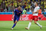 Falcao anotó su primer gol en un Mundial, después de perderse la edición de Brasil 2014 (Fotos: Reuters)