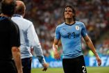 Cavani sufrió una lesión en el duelo ante Portugal (AP).