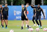 Romelu Lukaku pide que estén centrados en el duelo ante Brasil. Destaca la peligrosidad en la delantera (Fotos: AP y Reuters)