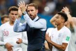 Gareth Southgate en el juego de semifinales ante Croacia (Fotos AP).