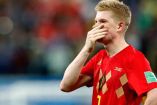 Kevin De Bruyne en la derrota de Bélgica (Fotos AP).  