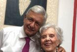 López Obrador platicó con Elena Poniatowska