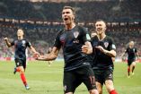 Mario Mandzukic firmó el tanto que significó el pase a la final para los croatas. (AP)