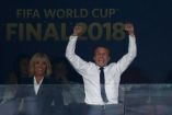 Así gritó, manoteó y se emocionó Macron en la final del Mundial
