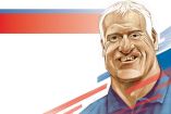Didier Deschamps, técnico de Francia / Ilustración: Horacio Sierra