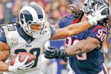  Gurley registró 1,305 yardas por tierra en la pasada temporada. Foto: AP