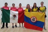 El equipo femenil de México ganó este jueves por 2-0 a Colombia en la final y se adjudicó la medalla de oro del torneo de squash de los Juegos Centroamericanos. (@CONADE)