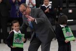 Otto Granados Roldán, titular de la SEP, al inaugurar el ciclo escolar 2018-2019, en la Escuela Primaria Benito Juárez, en la colonia Roma, de la Ciudad de México – Foto: Cuartoscuro