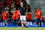Ivan Rakitic tuvo triste festejo de sus 100 partidos con la selección de Croacia (Reuters)