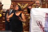 'Damnificados unidos' irrumpieron ayer durante sesión en ALDF