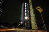 Todo el mes de septiembre estará encendida la torre a partir de las 21 horas. Foto: Eduardo Jiménez
