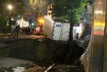 Por socavón en Oceanía, suspenden construcción de centro comercial