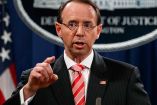 Reportan inminente salida del subprocurador de Estados Unidos, Rod Rosenstein, quien inició investigación sobre trama rusa 