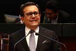 Durante su comparecencia en el Senado, Ildefonso Guajardo, habló del nuevo perfil de los tratados comerciales que ha firmado México durante este sexenio – Foto: Cuartoscuro