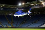 Cuando el Leicester juega en casa, Srivaddhanaprabha, de 61 años, tenía la costumbre de llegar y abandonar el campo en su helicóptero, del tipo Agusta Westland 169 (Reuters)