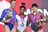 "No somo un país más", segura Alexa Moreno, medallista de bronce en el Campeonato Mundial de Gimnasia Artística (Fotos: EFE)