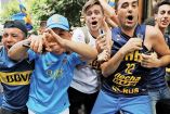 Aficionados de Boca Juniors, antes de un partido de su equipo. Foto: Reuters