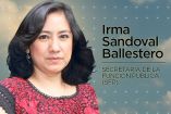 Irma Eréndira Sandoval Ballesteros - Foto: Especial
