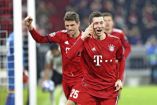 Con sus dos anotaciones, Robert Lewandowski llegó a 50 goles en competencias europeas (Fotos: AP)