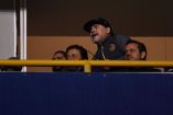 Maradona no pudo contenerse ante las burlas de las que fue objeto. (Mexsport)