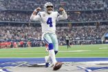 Los Vaqueros (9-6) obtuvieron su segundo viaje a los playoffs en tres años con Prescott y Ezekiel Elliott (Reuters)