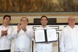 El gobernador de Yucatán, Mauricio Vila Dosal, presentó un paquete de estímulos fiscales que contempla la reducción de hasta un 100% en impuestos. – Foto: Twitter @MauVila