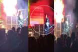 Se incendia en pleno concierto pero el show debe continuar