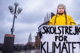 Thunberg empezó el verano pasado a hacer huelga cada viernes y a protestar delante del Parlamento sueco para reclamar medidas más efectivas contra el cambio climático. Foto: Especial