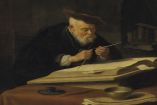 La pintura se titula 'A Scholar Sharpening His Quill'. Foto: Especial