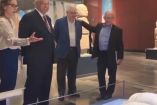 López Obrador recorre exposición en el Museo Nacional de Antropología