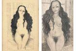 Subastarán litografía de Diego Rivera, es Dolores Olmedo desnuda 