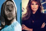 Se burlan de 'estatua' de Melania Trump tallada en árbol