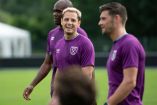 Javier ‘Chicharito’ Hernández y el West Ham se entrenan en los Alpes suizos (Foto tomada de www.whufc.com)