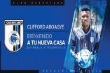 El ghanés Clifford Aboagye le dará dinamismo al mediocampo del cuadro emplumado / Foto: Twitter @Club_Queretaro