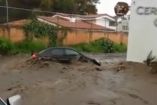 Se desconocen detalles de las afectaciones que dejaron las lluvias en los domicilios, negocios y autos, pero hasta el momento no se reportan pérdidas humanas. Foto: Especial