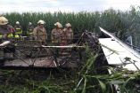 Imágenes del impactante desplome de una avioneta en Tototlán