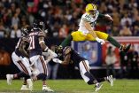 Jimmy Graham atrapó un pase de Aaron Rodgers en las diagonales. (Reuters)