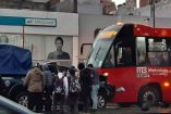 Patrulla y Metrobús chocan de frente en la Tabacalera 