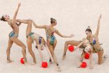 El equipo de Rusia recibió 30.000 puntos en su ejercicio de pelotas y, a la postre, se impuso en la final del Mundial de Gimnasia Rítmica (EFE)