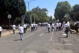 Inicia marcha, pero de usuarios sin transporte 