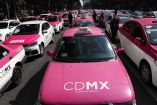 Taxistas mantuvieron bloqueadas por más de 10 horas avenidas principales de la Ciudad de México. Foto: Cuartoscuro 