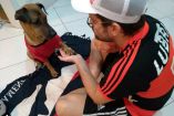 Danilo Mello, aficionado del Flamengo, solicita apoyo para tratar de salvarle la vida a su mejor amigo, su perro Doze (Foto tomada de Instagram danilomello87)