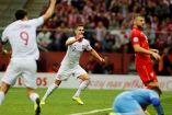 Przemyslaw Frankowski encaminó a Polonia con gol y asistencia. Foto: Reuters