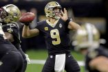 Drew Brees lanzó para 373 yardas en la victoria de Santos sobre Cardenales. Foto: Reuters