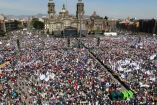 Acuden 250 mil personas a primer informe de López Obrador en Zócalo
