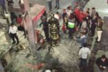 Incendio consume puesto de tacos en Iztapalapa 