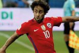 Jorge Valdivia jugó los mundiales de Sudáfrica 2010 y Brasil 2014 con la Selección de Chile. Foto de Twitter: @LaRoja